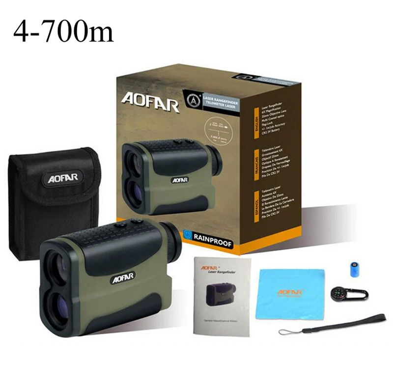 

Hunting Monocular 6X25 Telescope Accurate Golf Laser range finder speed measurement Rangefinder with 700m ranging for golf sport