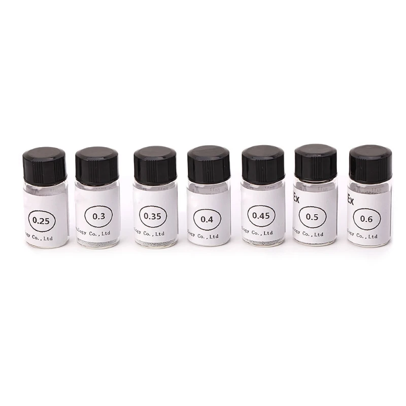 

7 Bottles Of 12.5K Soldering Ball Lead Solder Ball Set For BGA Reballing Stencil