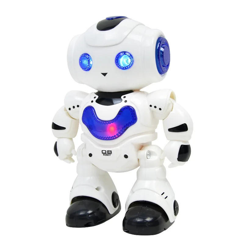 Радиоуправляемый робот, танцующий, умные роботы, музыка, светодиодный свет, Обучающие, Обучающие, танцевальные игрушки для детей