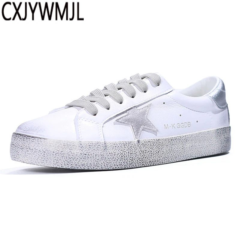 

Female Student Flat Shoes Movement Star Star Small Dirty Shoes Summer Casual Wild Student Shoe Board Shoe