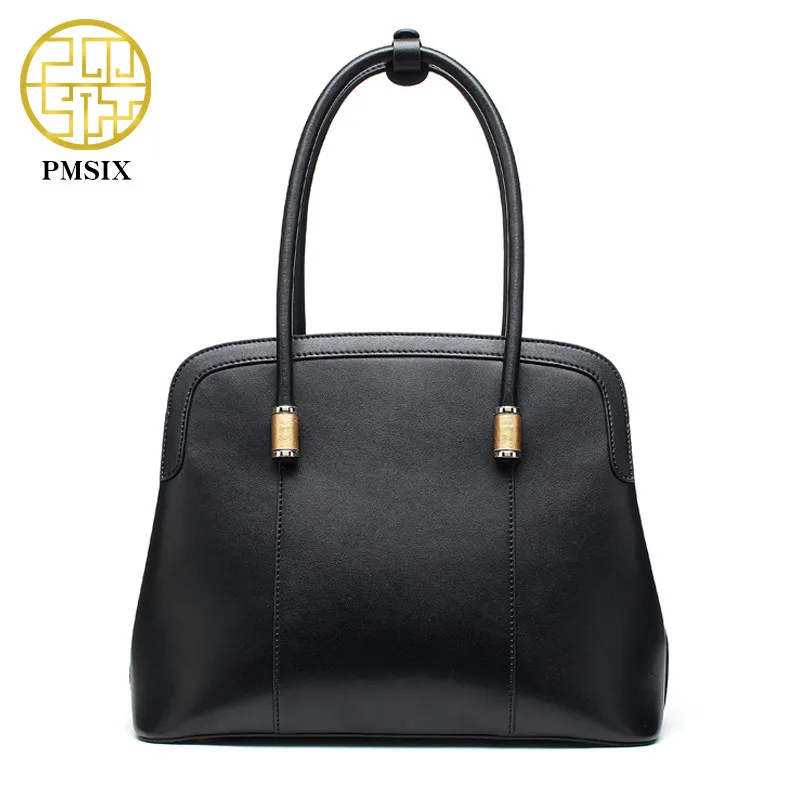 Pmsix Роскошные Брендовые женские сумки из коровьей кожи модные на плечо с