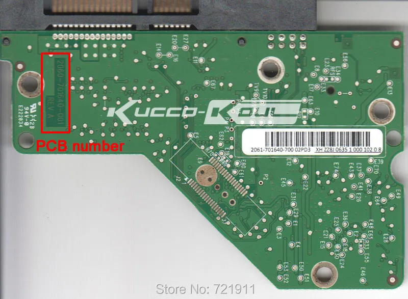 

HDD PCB logic board circuit board 2060 701640 001 for 3.5 inch SATA hard drive repair hdd date recovery