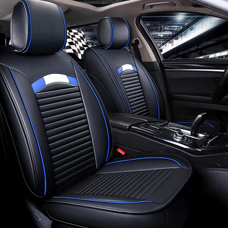 

car seat cover four seasons use car seat cushion fit for 95% 5 seat car models car Seat covers PU leather freeship