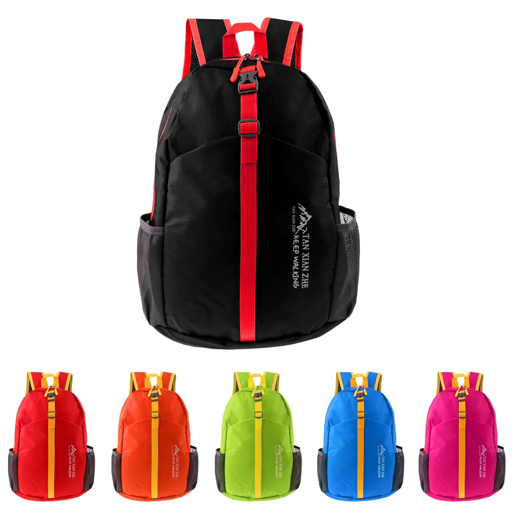 

Outdoor Waterproof Foldable Backpack Lightweight Climbing Hiking Bag Travel Camping Rucksack 20L Capacity 6 Colors