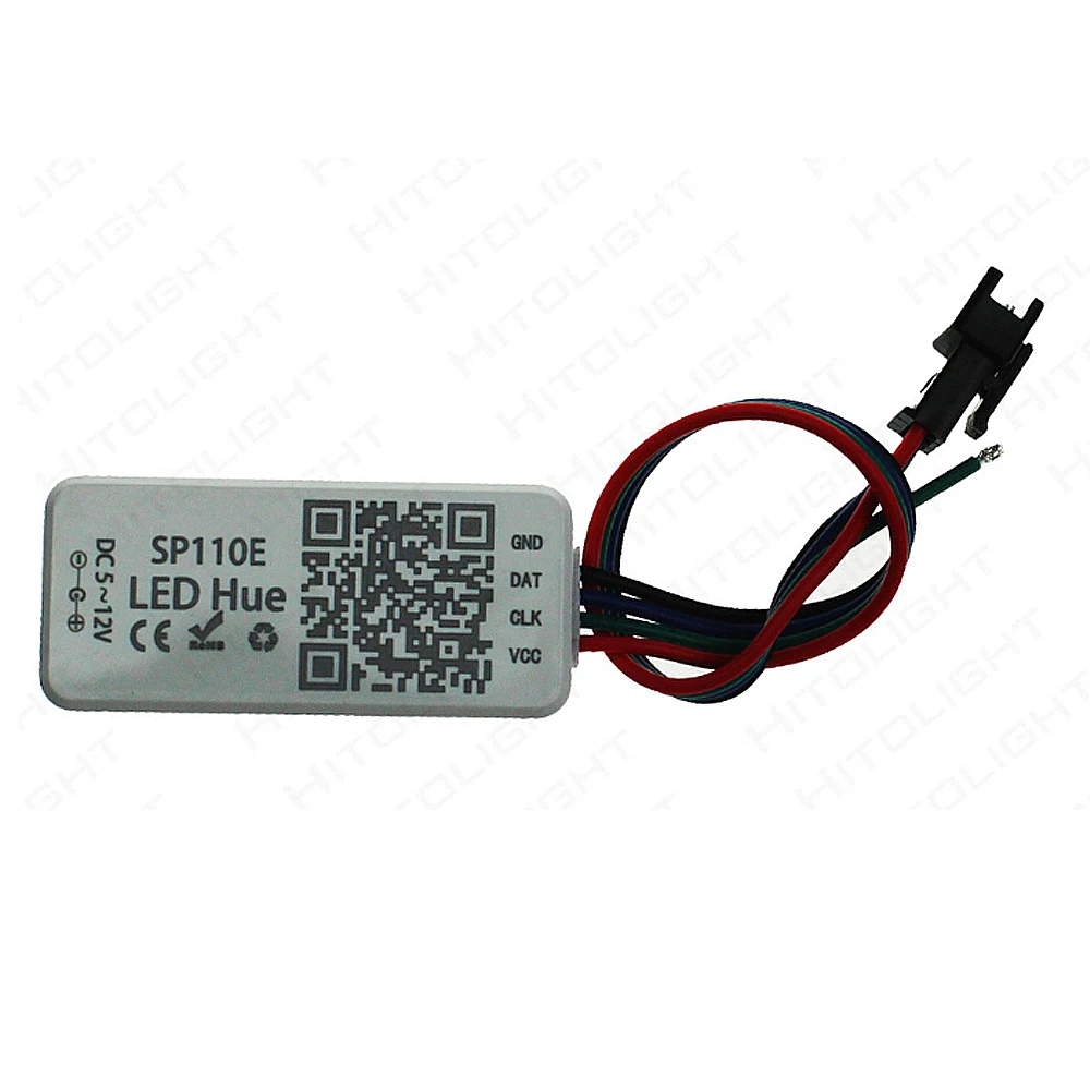 SP108E/107E/105E/110E SPI wifi Bluetooth pixel IC музыкальный контроллер через приложение для смартфона WS2812B WS2813 SK6812 полоса DC5