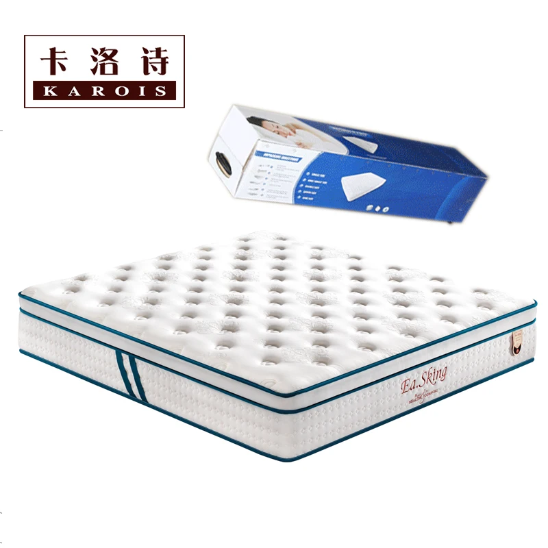 

2018 New Design Comfortable Bedroom Compressed Roll Spring Latex Mattress