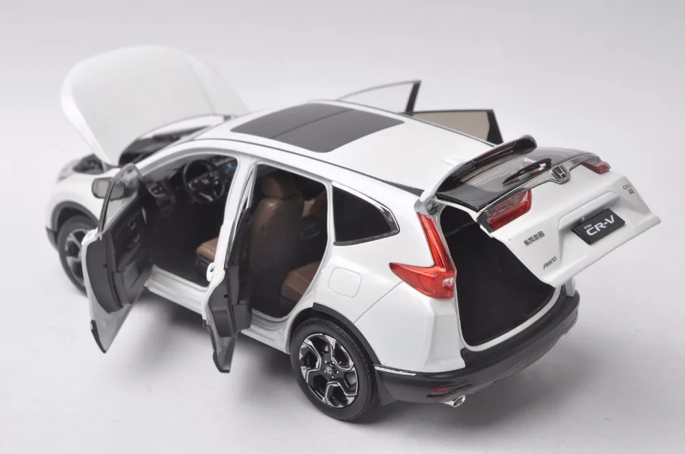 1:18 литая модель для Honda CR-V белый внедорожник игрушечный автомобиль миниатюрная Коллекция подарков CRV CR V