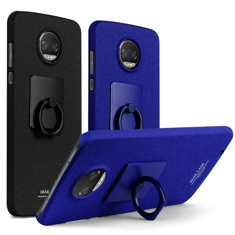 Ультратонкий чехол IMAK Cowboy подставка для Motorola Moto Z2 силы задняя крышка мото жесткий