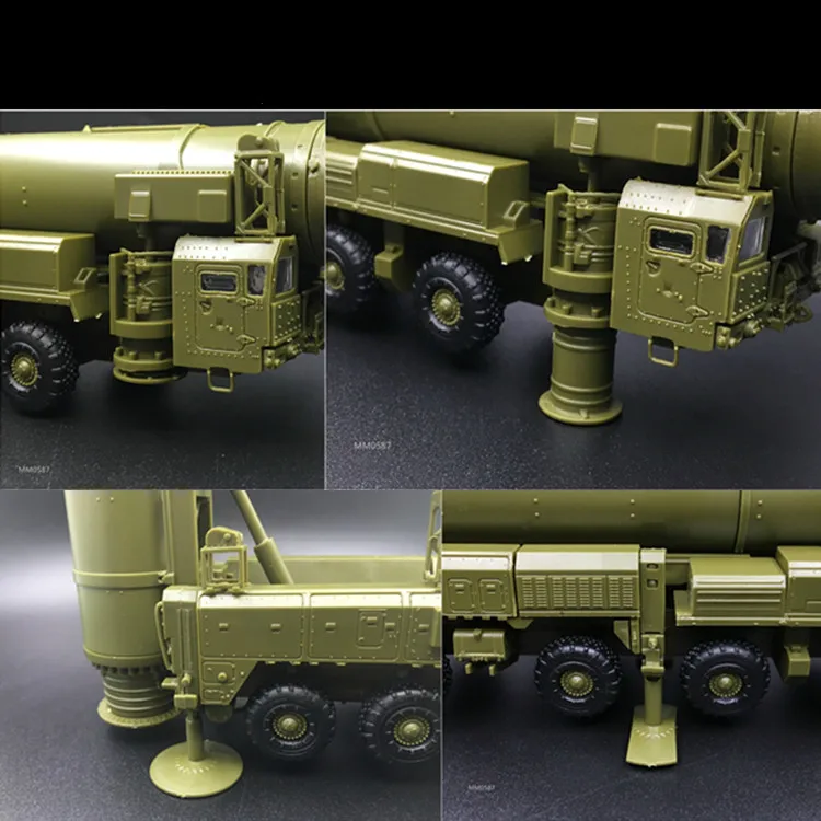 Skup 1 72 stereoskopowy model montażu, wysoka symulacja 4D topolowy międzykontynentalny pojazd rakietowy, pojazdy zabawkowe, bezpłatna wysyłka