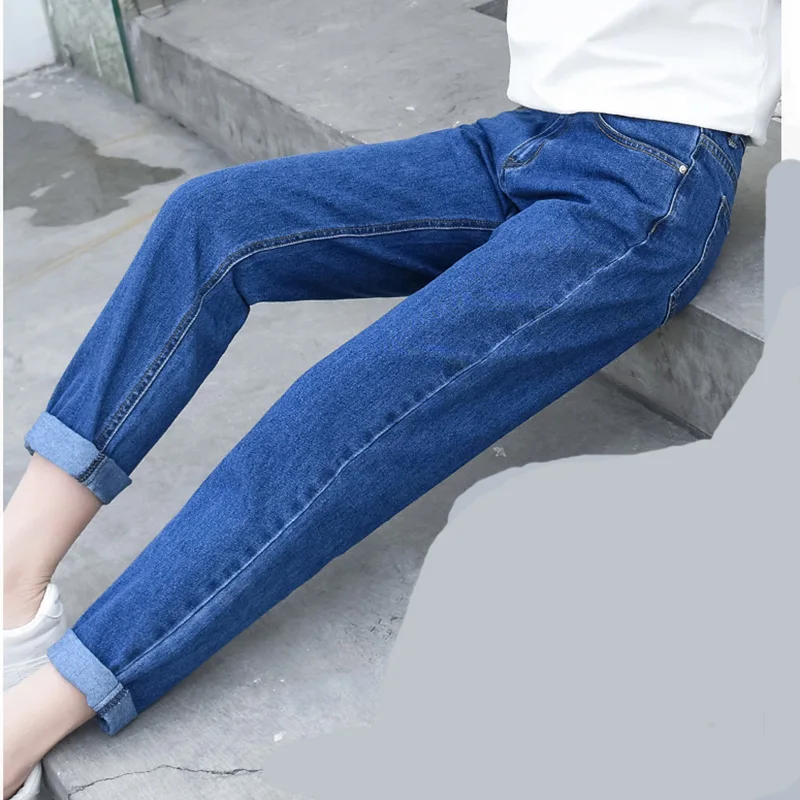 Jeans for Women mom Jeans High Waist Jeans Woman High Elastic plus size Stretch Jeans female washed denim skinny pencil pants Jeans for Women mom Jeans High Waist Jeans Woman High Elastic plus size Stretch Jeans female washed denim skinny pencil pants
