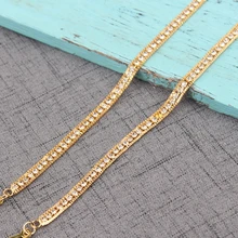 Модный бюстгальтер с двойным плечом, плечевой ремень с цепочкой, стразы, плечевой ремень, нижнее белье, ремни для бюстгальтера/ремни для нижнего белья