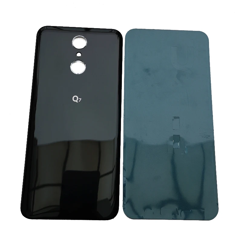 Пластиковая Задняя Крышка батарейного отсека для LG Q7 чехол задняя крышка с клеем