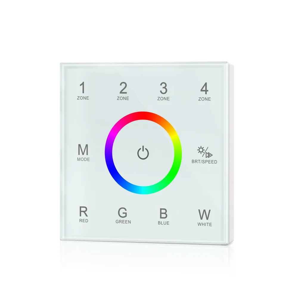 T11T12T13T14 4 Zone DMX512 master touch panel;85-265VAC input;DMX512/RF2.4G signal output