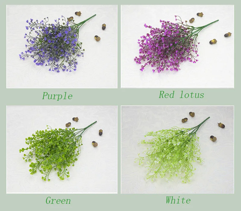 Flone Artificial Plant Twig Fake Twig Home Decoration Flowers Arrangement For Wedding Flower Wall Decoration Supplies (14-1)
