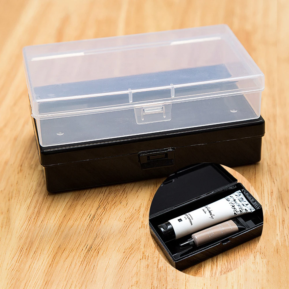 

Rectangular Plastic Box With Cover Component Package Storage Box Transparent Case Jewelry Container Fishing Gear Parts Box