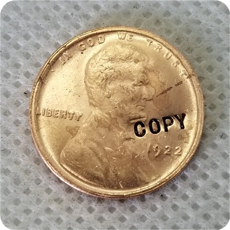 COPY REPLICA 1922 NO D Lincoln Wheat Cent Penny | Дом и сад