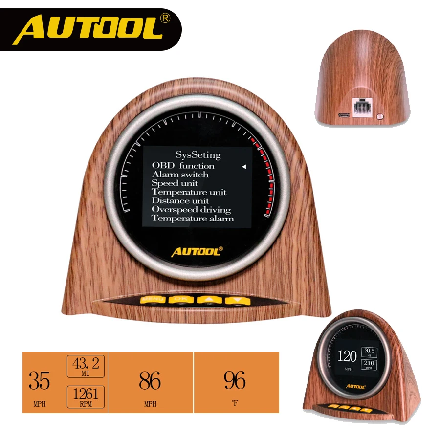 

X70 Auto Headup Display HUD All OBD Car Automotive Head up Display Meter OBD 2 Head up Display Gauge