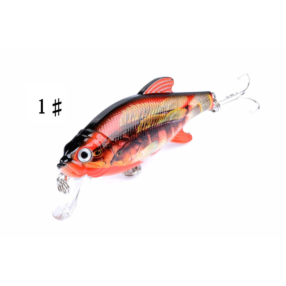 Fulljion cebos duros de plástico Wobblers Pesca Minnow Aritificial Crankbaits señuelos de serie de pintura Pesca 3D los ojos 8 cm 10,9G
