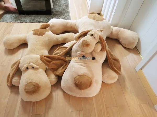 Fancytrader 55'' 140cm Giant Stuffed Soft Plush Jumbo Huge Lying Dog, Free Shipping FT50823(4)