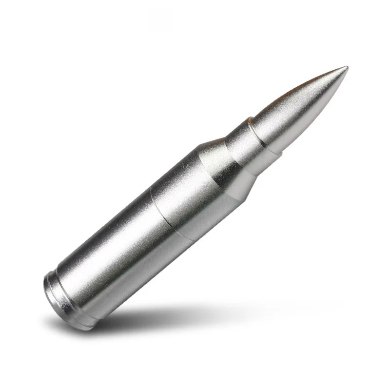 Metal Bullet Usb Flash Drive Silver Pen Drive Usb Flash Key Chain U Disk Memory Stick 4g 32gb Pendrive Free Shipping Thumbdrives 4