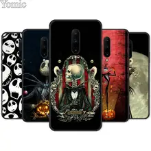 Jack Skellington Before Christmas Soft Cover Shell for Oneplus 7 7 Pro 6 6T 5T Silicone Phone Case for Oneplus 7 7Pro Black Case