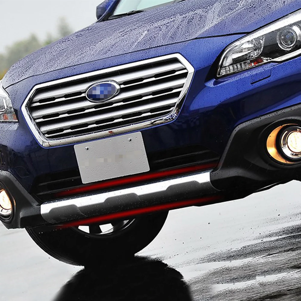 Для Subaru Outback до Передний Задний бампер противоскользящая защитная пластина абс пластиковый бампер накладка автомобильные аксессуары 1 шт