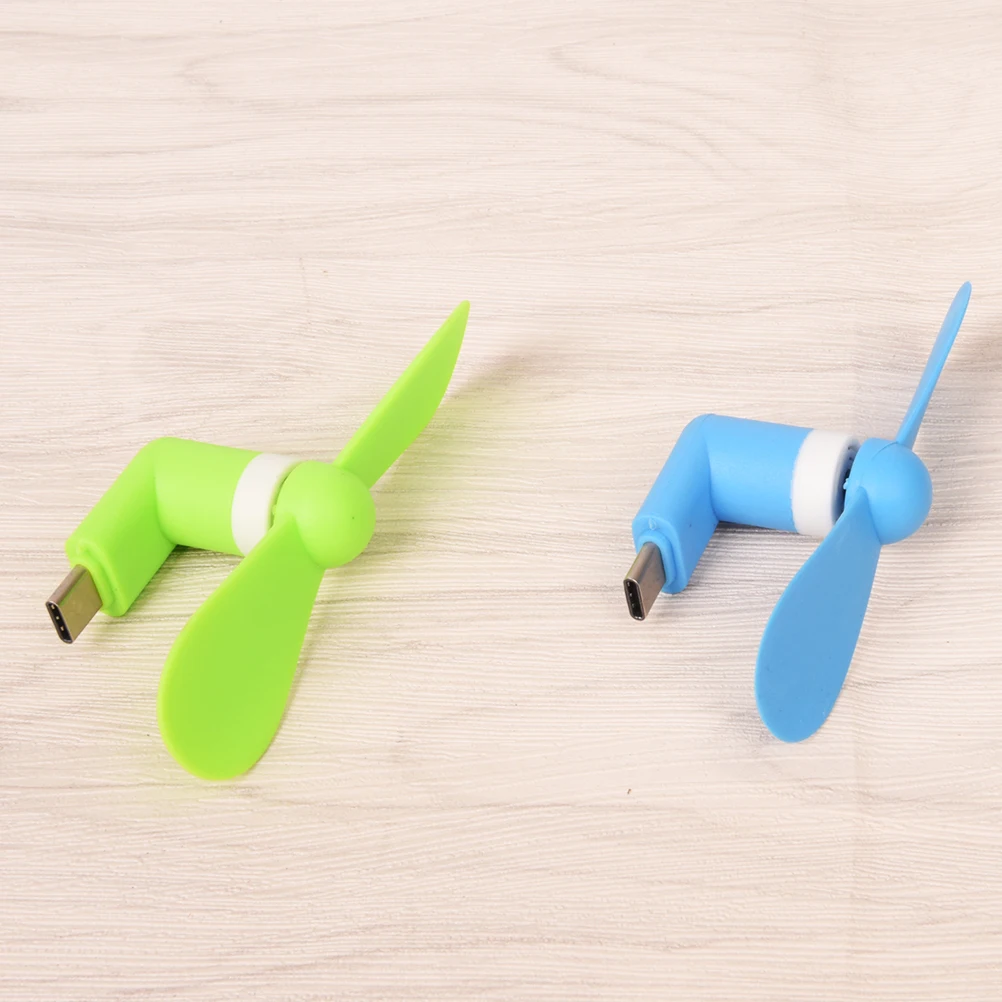 Tipe C Fleksibel Mini Kipas Pendingin Cooler Tester Telepon Kipas Tangan untuk Samsung Xiaomi Android Ponsel Kipas Angin Micro USB