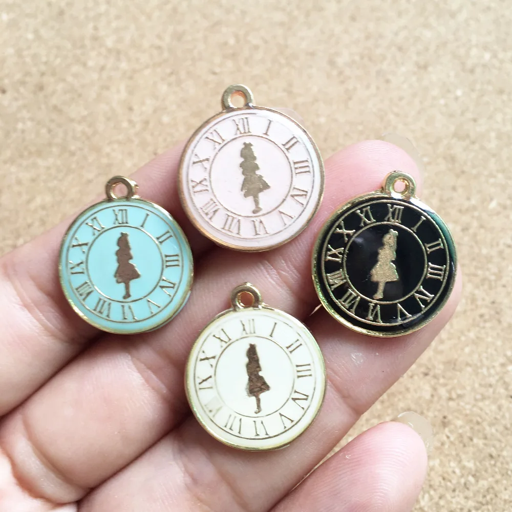 

Oil Drop Charms Rubber Enamel Alloy Hollow Out Square Enamel Metal Earring Pendant Necklace Ornament Accessories Material 10pcs