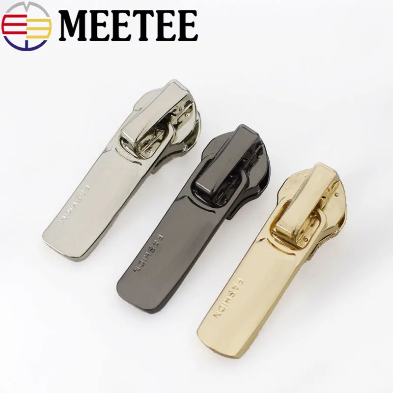 Meetee 10 Pcs Zippers Sliders Sewing For Nylon Zipper Head DIY Bag Garment Home accessories Crafts G2-1 | Дом и сад