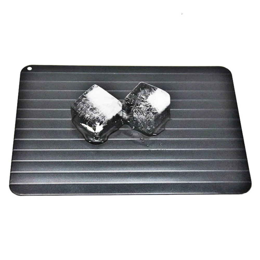 Fast Defrosting Tray Plate Non-Stick Frost Thaw Frozen Food Fruit Meat Beef Fish Safely Defrost Tray Kitchen Gadget Tools