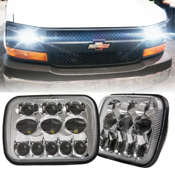

Brand New 7x6inch led truck front headlight For Jeep Wrangler YJ Cherokee Comanche 5x7" Rectangular Sealed Beam Led Headlight