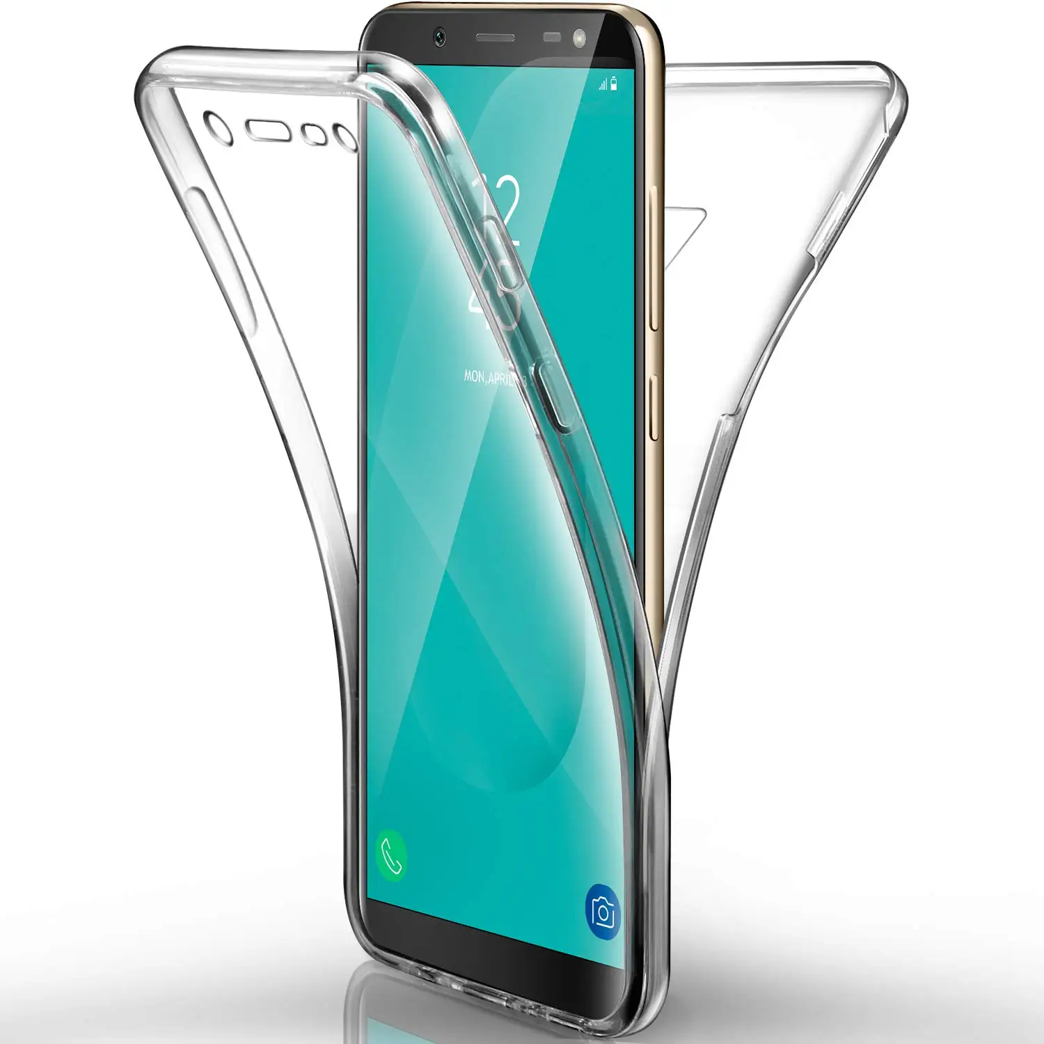 Силиконовый прозрачный чехол для Samsung Galaxy J6 2018 J4 J8 j3 2016 j5 j7 2017 j2 Prime Pro neo 2 с полным