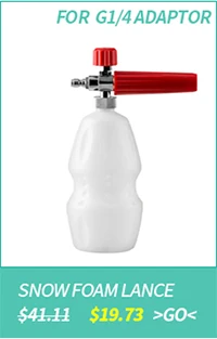 Lavadora de Alta Espuma de Neve Pulverizador para Nilfisk Pressão Lança Espuma Sthile Gerni Lavagem Carro Acessório Chão Parede Quintal Limpeza 7 Lavadora automotiva