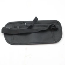 Черная Спортивная поясная сумка для спорта на открытом воздухе, тонкая сумка для путешествий, секретная безопасность, сумка для денег, поясная сумка, кошелек, сумка для женщин, мужчин, унисекс, B2Csho