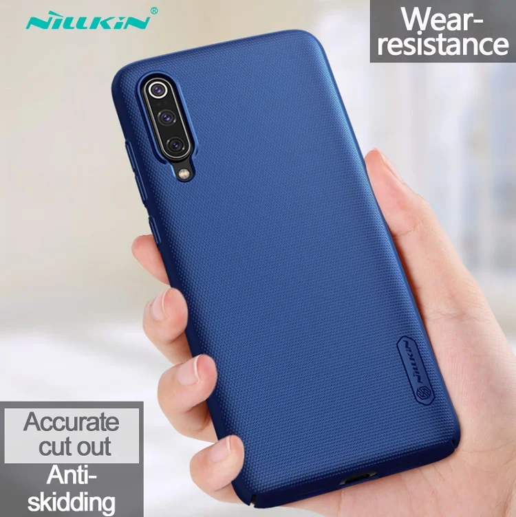 phone cases for xiaomi For xiaomi mi 9 case cover 6.39'' NILLKIN Frosted PC Matte hard back cover Gift Phone Holder mi 9 case for xiaomi mi9 mi 9 pro case for xiaomi Cases For Xiaomi