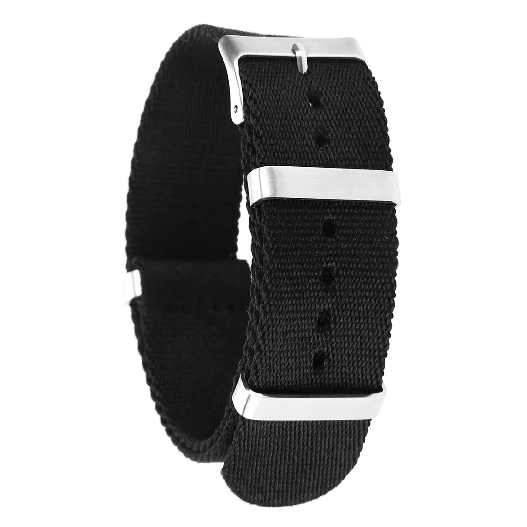 Shellhard Causal 22mm Fashion Military Nylon Wrist Watch Band Unisex 8 Colors Nylon Watch Straps Replacement Belt For Watches