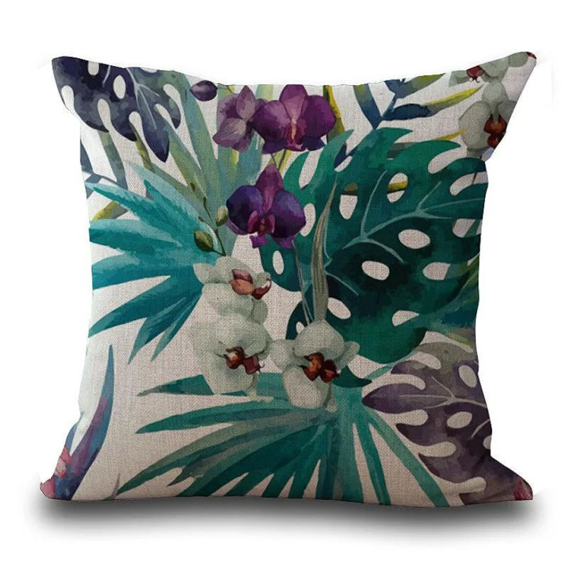 Buy sofa decorative cushions Vintage Flower Tropical