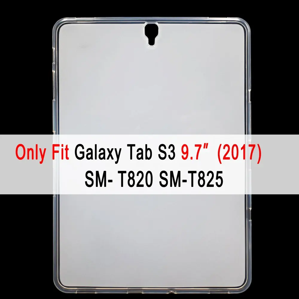 Силиконовый мягкий чехол для samsung Galaxy S S2 S3 S4 S5e S6 10,5 9,7 8,4 8,0 T860 T865 T800 T810 T820 T830 T720 T710 T700 чехол Funda - Цвет: SM-T820 SM-T825