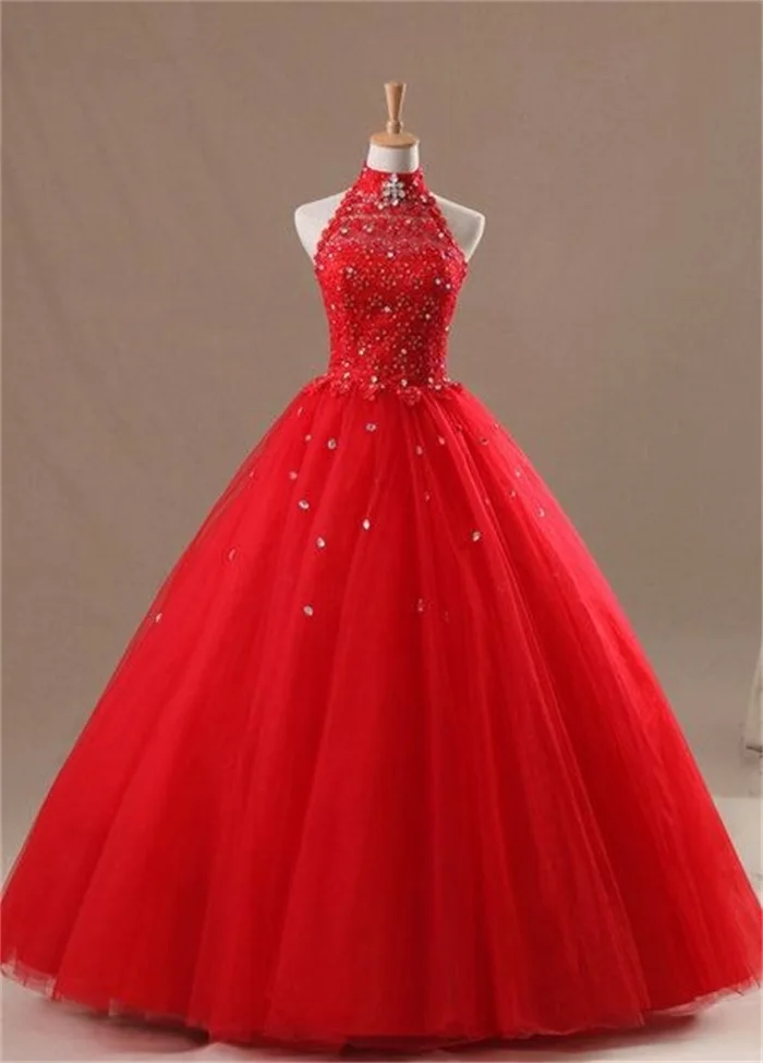 red dress for 18th birthday