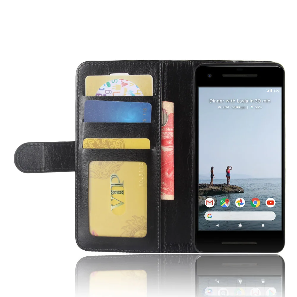 Iuswas Бумажник кожаный чехол для Google Pixel 2 Xl откидная крышка Подставка Coque телефон