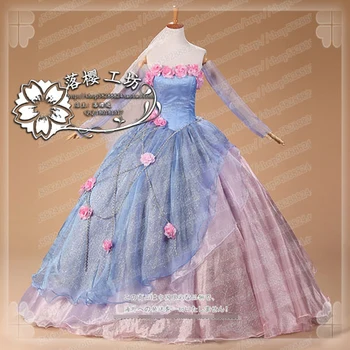 

Nikki Lolita Crystal and Rose Sweety Party Uniforms Cosplay Costume Free Shipping