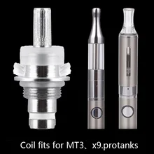 5 шт. нагревательные сменные катушки для Evod e MT3.protanks, x9 сигаретный атомайзер и T3S H2 аксессуары для электронных сигарет