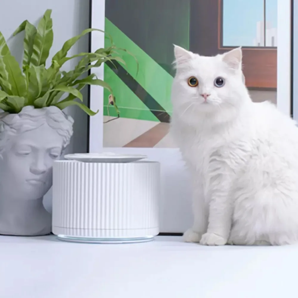 Xiaomi Smart Cat диспенсер для воды, очиститель воды, 5 слоев фильтра, чистый поток воды, Открытый питьевой лоток для домашних животных, питьевой фонтан