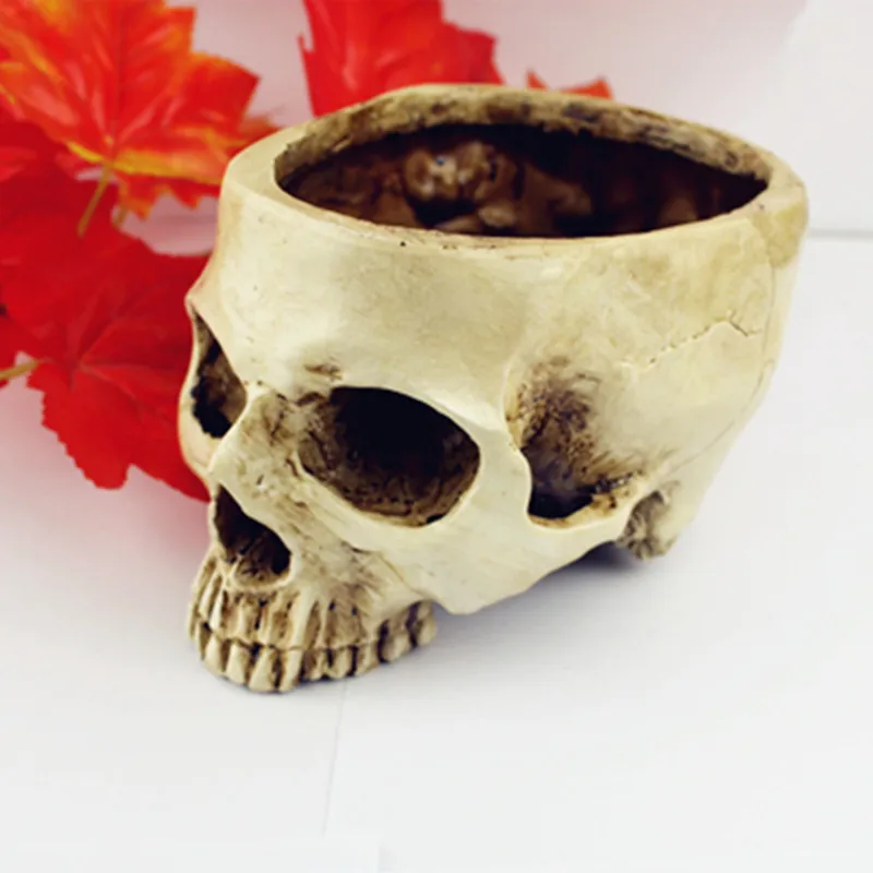 

P-Flame Shining Fancy Home animal Big skull model multifunctional flower pot fruit plate storage tank Largeskull