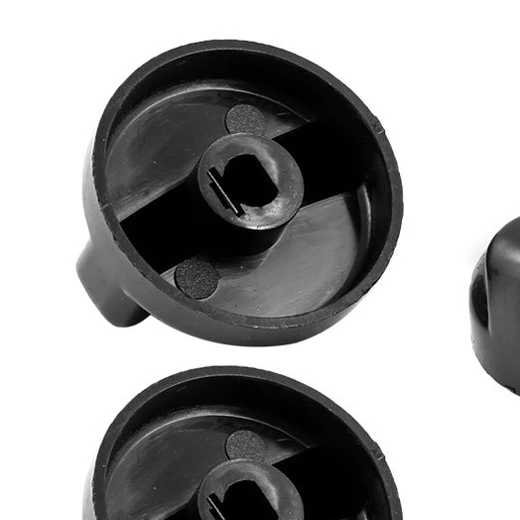 

LIXF Hot 6 PCS Kitchen Black Plastic Gas Stove Cooker Control Knobs