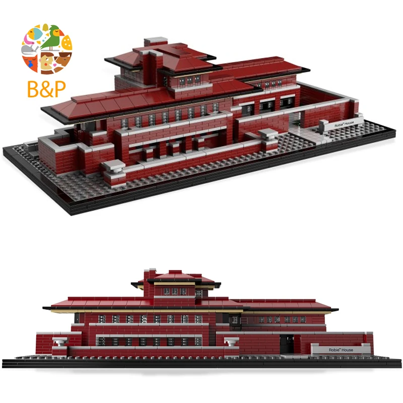 

lepin Legoing 21010 2326pcs City series The Robie House Model Building Block Educational DIY Toy For Children Gift 17007