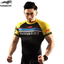 TUNSECHY Original brand 2017 new arrival stringer T-shirt man fitness bodybuilding and fitness jerseys tank shirt, sportswear