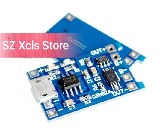 

10pcs/lot 18650 Charging board lithium battery protection 3.7 v to 3.7 v to 4.2 v lithium