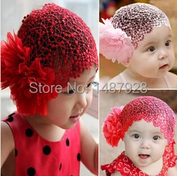 

Fashion Flower Headband Newborn Baby Girl Lace Elastic Hairband Hair Accessories for 6-24 Months Baby A089-1