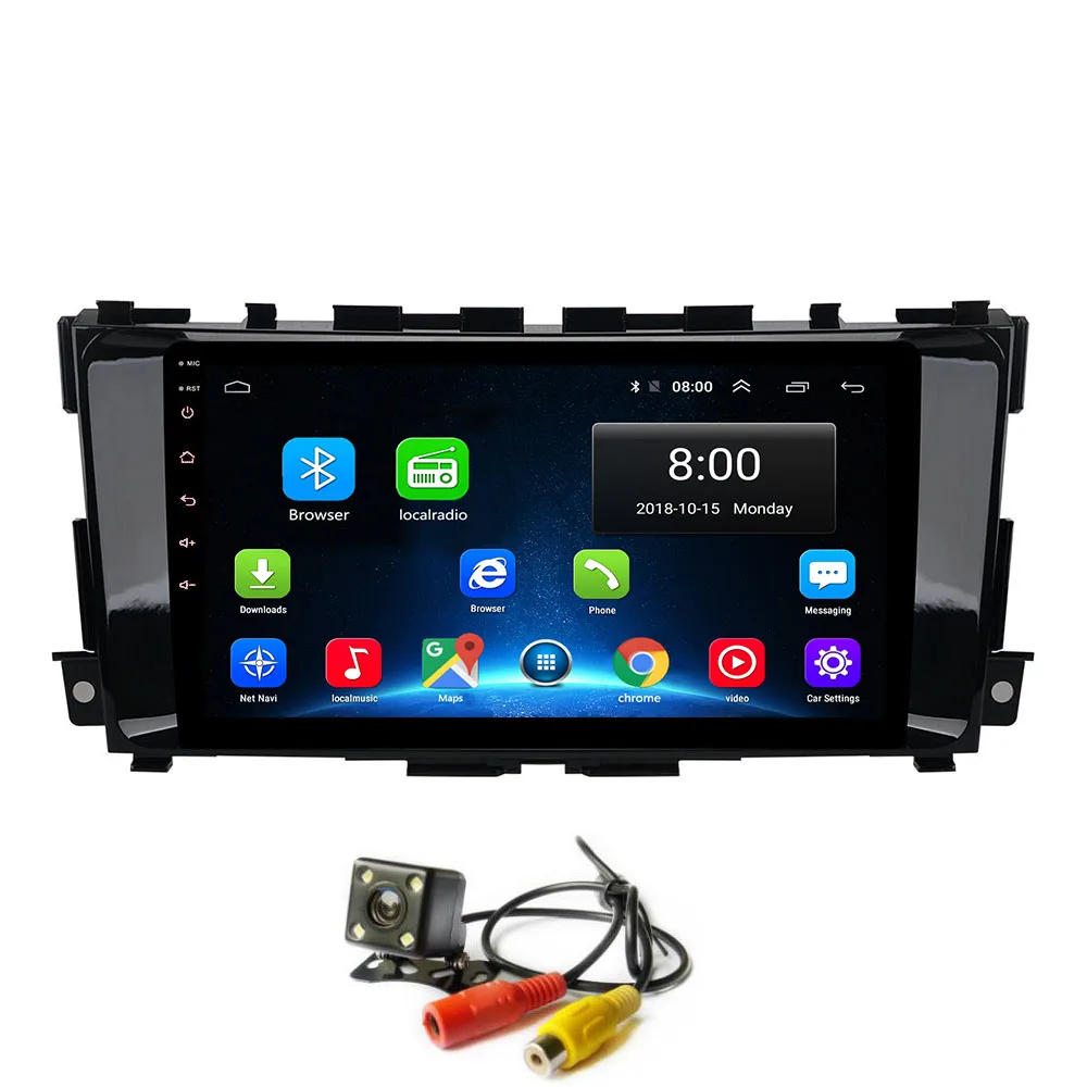Android 8 1 автомобильный проигрыватель с радио и GPS для Nissan Teana Altima 2013 2018 Мультимедиа